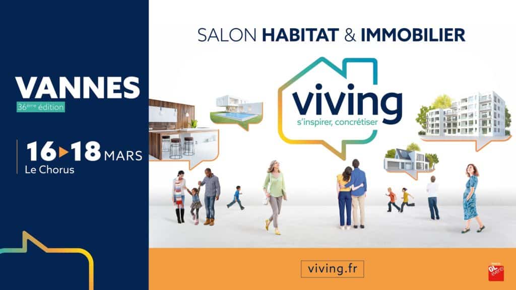 Affiche salon de l'habitat à Vannes