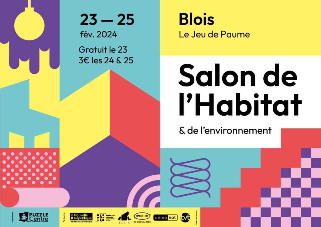 Afiiche Salon de l'habitat Bloi s2024