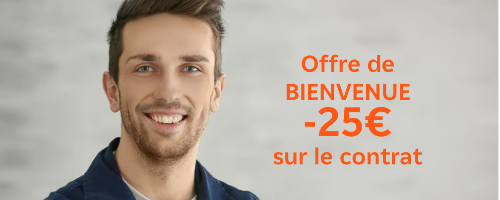 Offre bienvenue -25€ sur votre contrat Sécurité ou Total (11)